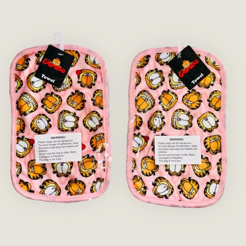 New Cute Garfield towel set